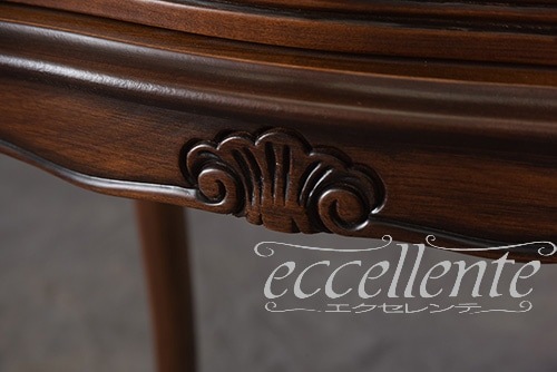 TV-6209N イタリア製 3段ナイトチェスト　ウォールナット  3 drawer night chest/Walnut color