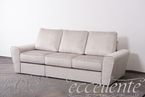 CS-DUFSAL,CS-DUFS2R イタリア製 3シートソファ　ダフィー　2シート1アーム+1アームチェア／シルバー  3Seat sofa Duffy/Silver