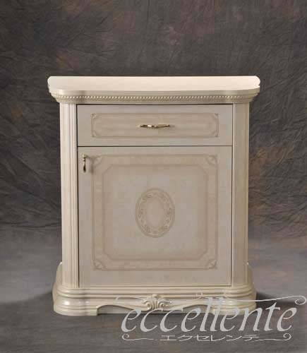 【サルタレッリ/Saltarelli】AM-10Wイタリア製 スモール1段チェスト　アマルフィ　アイボリー