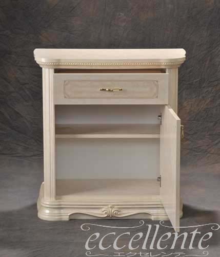 【サルタレッリ/Saltarelli】AM-10Wイタリア製 スモール1段チェスト　アマルフィ　アイボリー