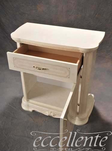 【サルタレッリ/Saltarelli】AM-10Wイタリア製 スモール1段チェスト　アマルフィ　アイボリー