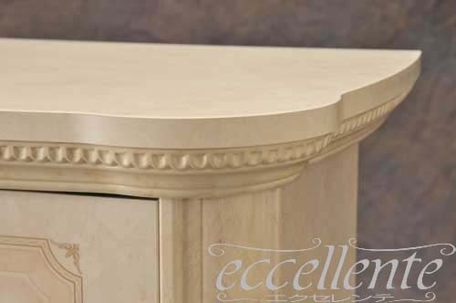 【サルタレッリ/Saltarelli】 イタリア製 スモール4段チェスト アマルフィ アイボリー｜AM-09W