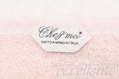 CH-T3075VI イタリア製ソフトバスケット３ハンドタオル付　Versailles/アイボリー<br>Soft basket with 3 hand towels / Versailles Ivory