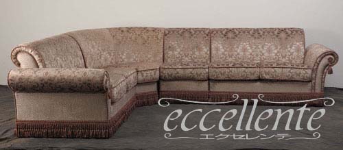 CS-TOPAV2L,CS-TOPAVCO,CS-TOPAVAN,CS-TOPAV2R イタリア製 6シートコーナーソファ　トパッツィオ　バイオレット   6seat corner sofa Topazio/Violet