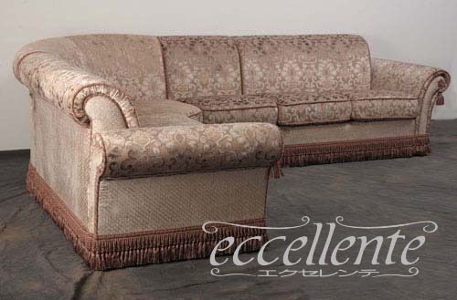 CS-TOPAV2L,CS-TOPAVCO,CS-TOPAVAN,CS-TOPAV2R イタリア製 6シートコーナーソファ　トパッツィオ　バイオレット   6seat corner sofa Topazio/Violet