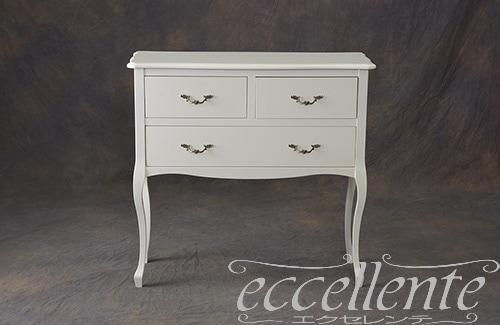 チェスト TV-6214WA イタリア製 チェスト 3dr アンティークホワイト 3