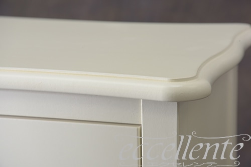 イタリア製 チェスト 3dr アンティークホワイト｜3 drawer chest