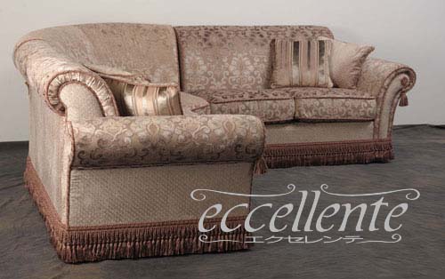 イタリア製 5シートコーナーソファ トパッツィオ バイオレット   5seat corner sofa Topazio/Violet｜CS-TOPAV2L,CS-TOPAVCO,CS-TOPAV2R