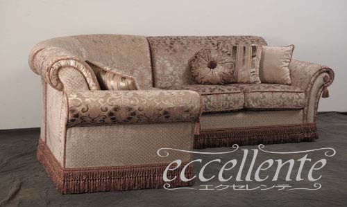 CS-TOPAVAL,CS-TOPAVCO,CS-TOPAV2R イタリア製 4シートコーナーソファ　トパッツィオ　バイオレット  4seat corner sofa Topazio/Violet