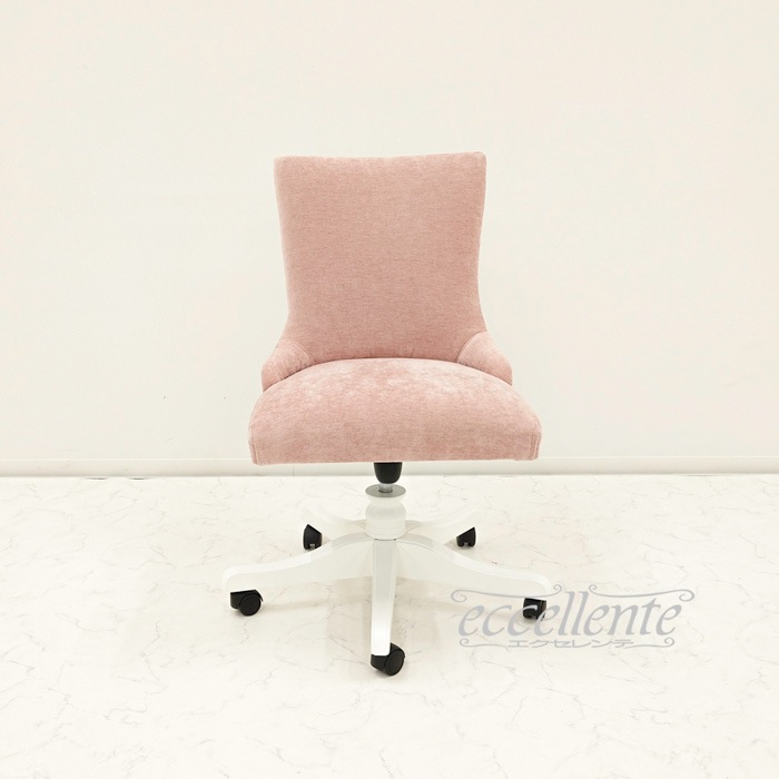 MS-696RWGNP イタリア製 デスクチェア Olanda Geneva Pink ホワイト Desk chair Olanda Geneva Pink White