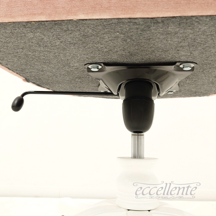 MS-696RWGNP イタリア製 デスクチェア Olanda Geneva Pink ホワイト Desk chair Olanda Geneva Pink White