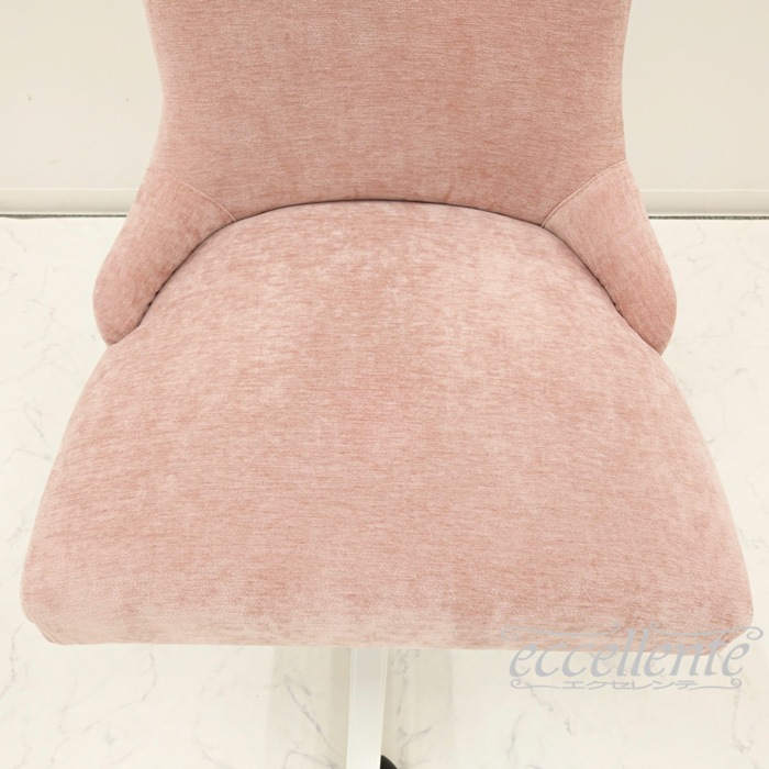 MS-696RWGNP イタリア製 デスクチェア Olanda Geneva Pink ホワイト Desk chair Olanda Geneva Pink White