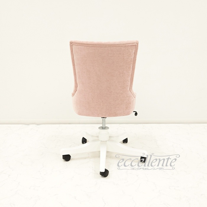MS-696RWGNP イタリア製 デスクチェア Olanda Geneva Pink ホワイト Desk chair Olanda Geneva Pink White