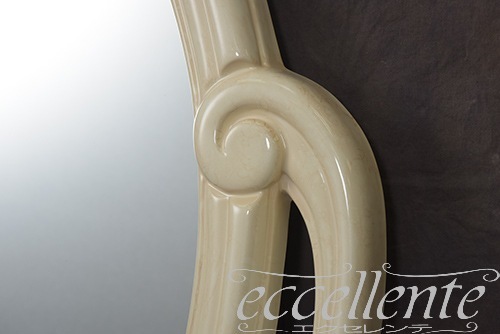 【サルタレッリ/Saltarelli】 イタリア製 ドレッサーミラー アマルフィ アイボリー｜AM-25W