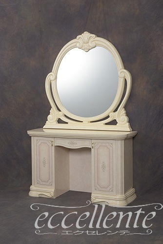 【サルタレッリ/Saltarelli】 イタリア製 ドレッサーミラー アマルフィ アイボリー｜AM-25W