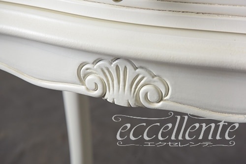 イタリア製 2段ナイトチェスト アンティークホワイト｜2 drawer night chest/Antique white｜TV-6207WA