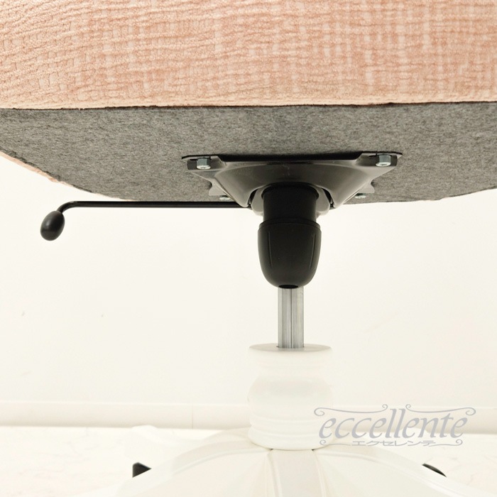 MS-696RWVLP イタリア製 デスクチェア Olanda Valetta Pink ホワイト Desk chair Olanda Valetta Pink White