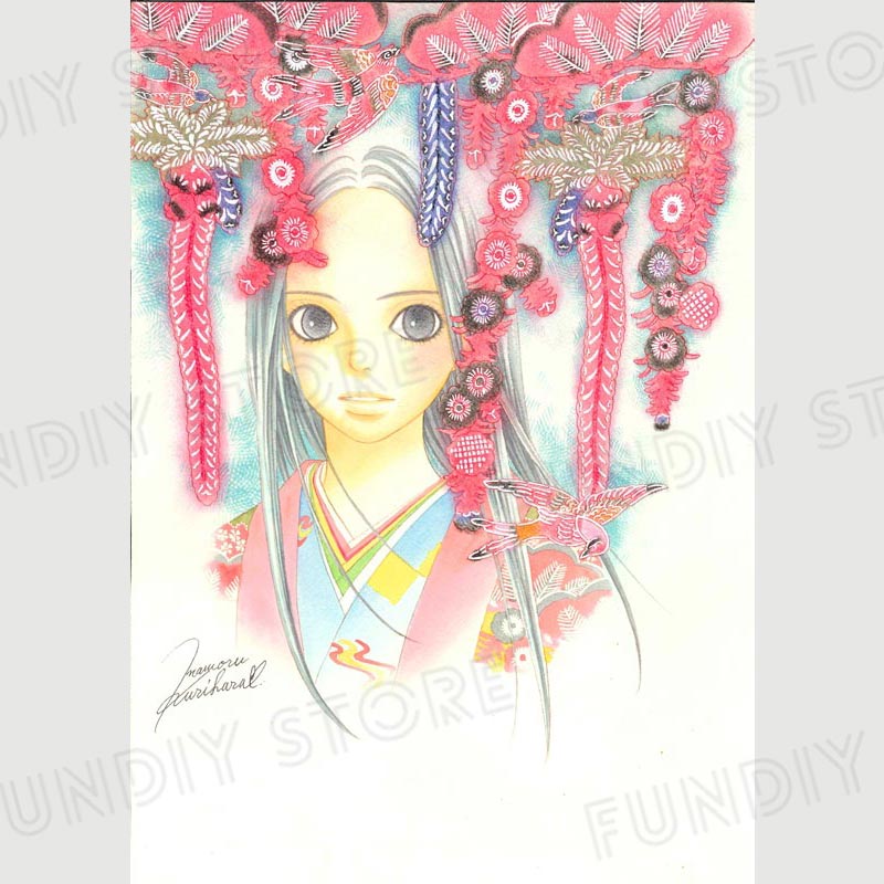 【限定1枚】栗原まもる先生　原画7『風車祭』コミックス①表紙イラスト【生原画】