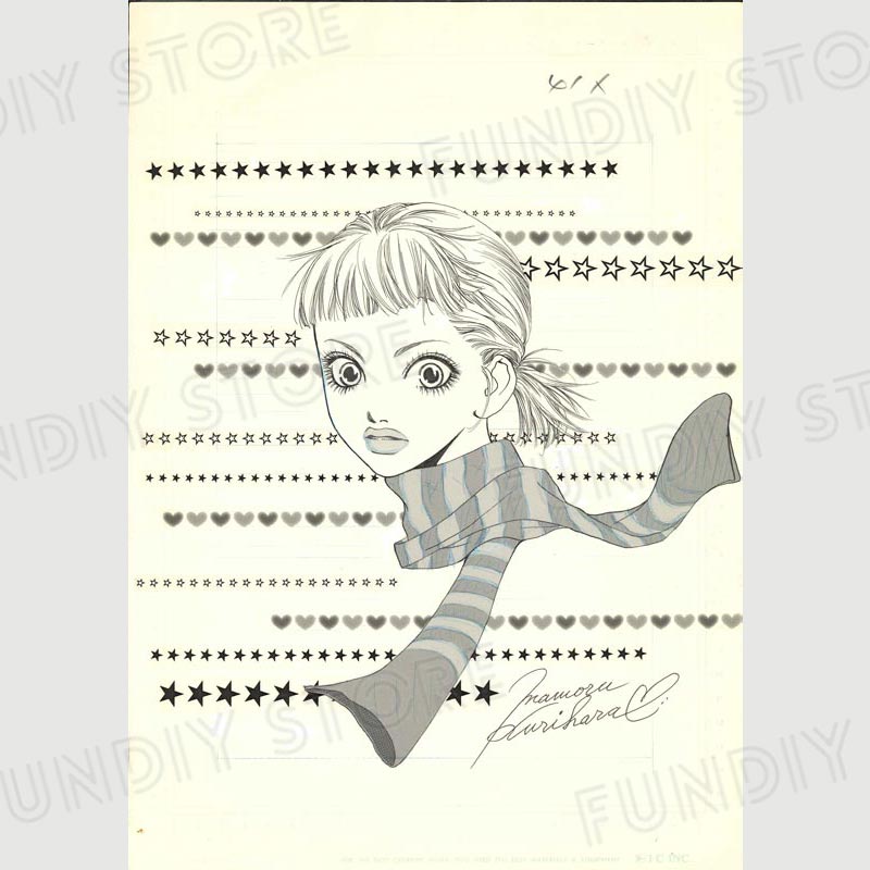 【限定1枚】栗原まもる先生　原画14『BOY＆SOUL』（読切）予告カット【生原画】