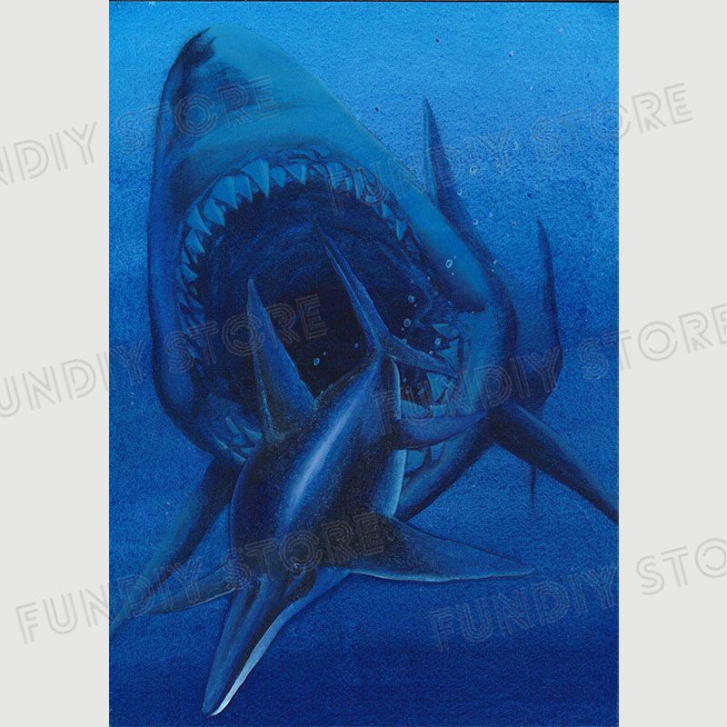 【限定1枚 ★サイレントオークション★12/26 18:00～1/7 23:59まで！】岸大武郎先生　原画10『恐竜大紀行』イクチオサウルスとメガロドン