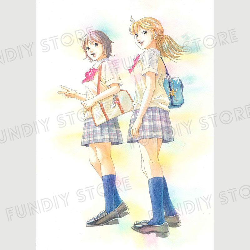 【限定1枚 ★サイレントオークション★11/11 18:00～11/17 23:59まで！】岸大武郎先生　原画19『ジュリアの法則』登校風景・ジュリアと暦