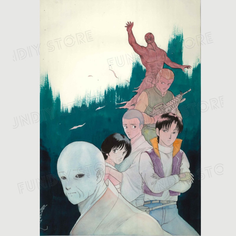 【限定1枚】坂口いく先生　原画13『我竜京介PUBLICFILE』「いつかその日まで」後編用カラートビラ