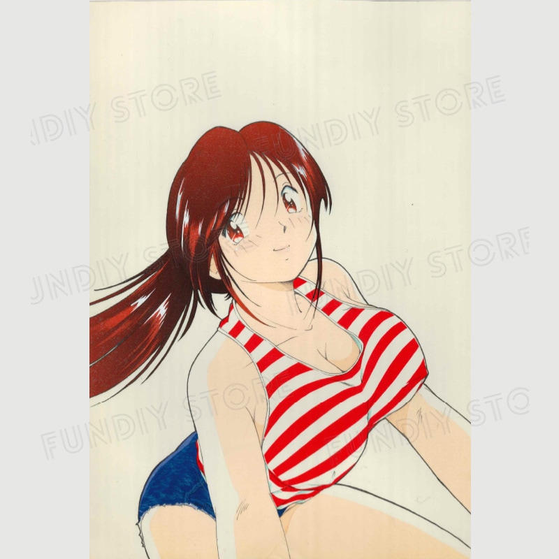 【限定1枚】坂口いく先生　原画14『きりんBREAK A ROAD』1巻カバー用版下原稿