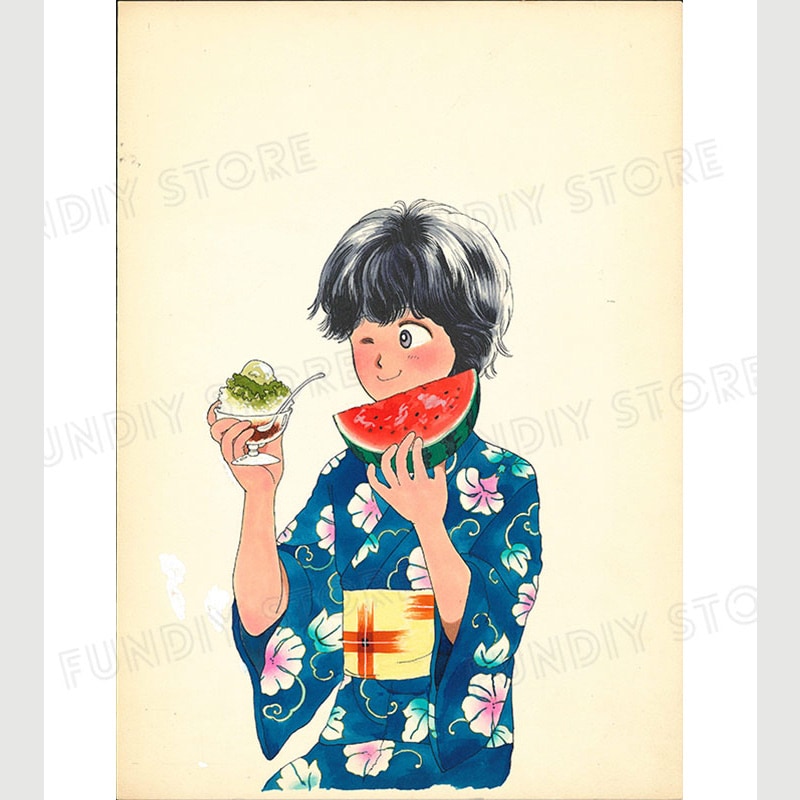 【限定1枚】よしまさこ先生　原画2『愛さずにはいられない』※未発表　ボード使用のアナログ原稿