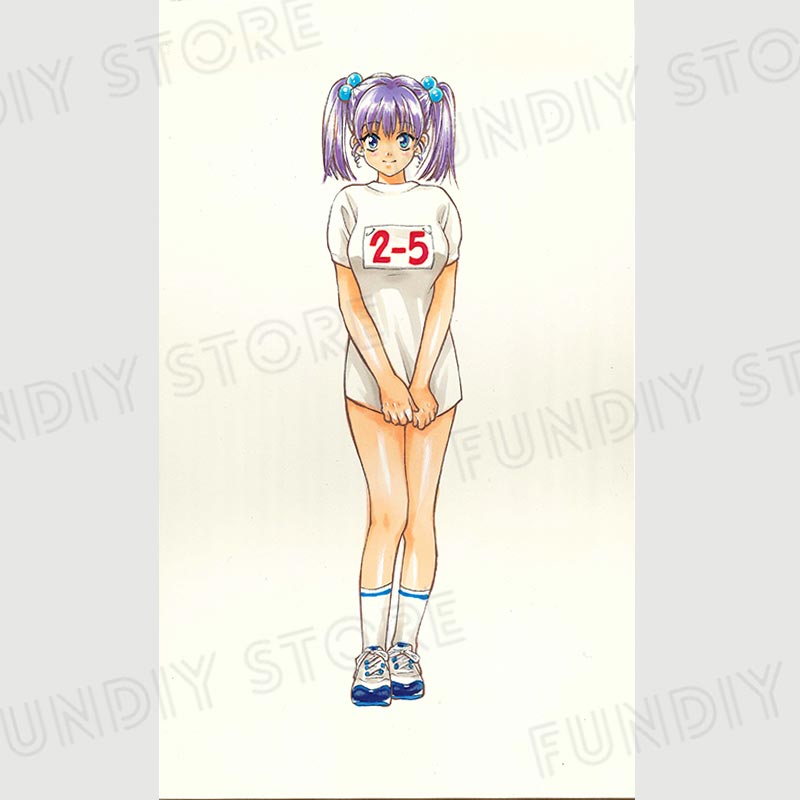 【限定1枚 ★サイレントオークション★】百済内創（葉月京）先生　原画6『BABY POWEDER』裏表紙イラスト【生原画】