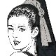 【限定1枚】叶精作「女裏飛脚・あずさ」扉イラスト3