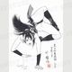 【限定1枚】叶精作先生　原画332『二代目女裏飛脚つばめ』第二話・トビラ絵【生原画】