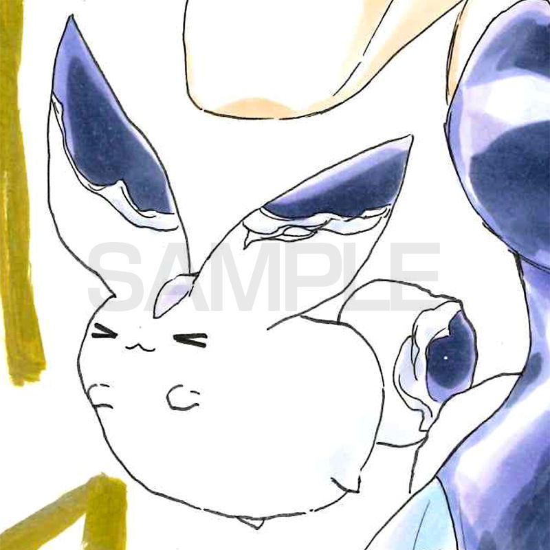 【サイレントオークション★3/25 15:00～！】【限定1枚】かなん先生　ギャラクシーエンジェル　完成品カラーイラスト色紙38『ミルフィーユ・桜葉』