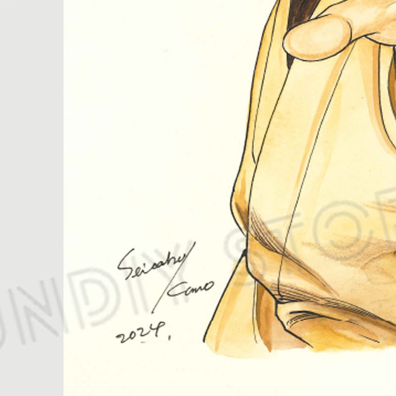 限定1枚】叶精作「そぞろ源内」表紙イラスト2 | 叶精作 原画販売