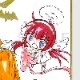 【サイレントオークション★10/4 12:00～10/9 23：59まで！】【限定1枚】かなん先生　ギャラクシーエンジェル　完成品カラーイラスト色紙72『アプリコット&アニス&リリィ（ハロウィン）』