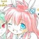 【限定1枚 ★サイレントオークション★4/28 12:00～5/11 23:59まで！】かなん先生　完成品カラーイラスト色紙104『ギャラクシーエンジェル』ミルフィーユ＆ヴァニラ（干支《午年》オプション）