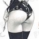 【限定1枚】叶精作先生　原画323『女裏飛脚・あずさ』表紙イラスト7「コミック艶・vol.42」【生原画】