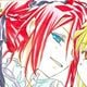 【限定1枚 ★サイレントオークション★4/28 12:00～5/11 23:59まで！】かなん先生　完成品カラーイラスト色紙107『ギャラクシーエンジェル』蘭花＆フォルテ（干支《午年》オプション）