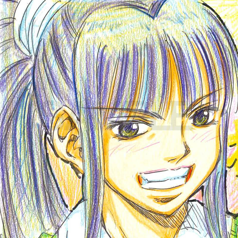 【限定1枚】松山せいじ先生　完成品カラーイラスト色紙1
