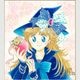 佐藤まり子先生　セミオーダーカラーイラスト色紙