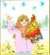 【限定１枚】高見まこ先生　完成品カラーイラスト色紙