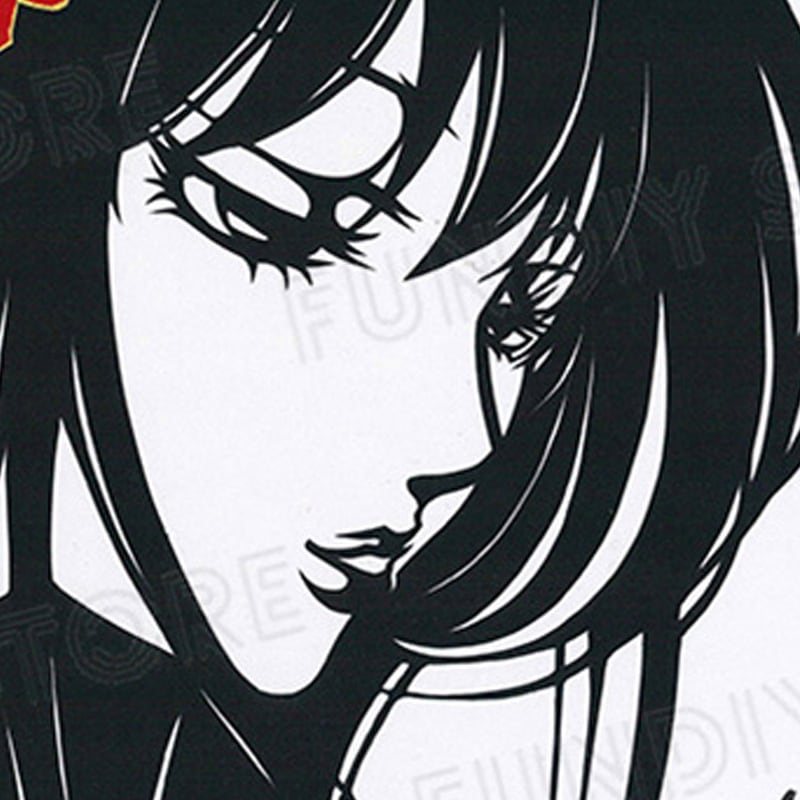 【限定1枚】真梛なぎ先生　完成品・切り絵色紙1『慶』