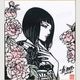 【限定1枚】真梛なぎ先生　完成品・切り絵色紙2『芍薬』