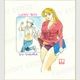 【限定1枚】山桜桃先生　完成品カラーイラスト色紙3『Lucky Boy』