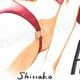 【限定1枚 ★サイレントオークション★】葉月京先生　完成品カラーイラスト色紙2『恋愛ジャンキー』地井姿子（水着）