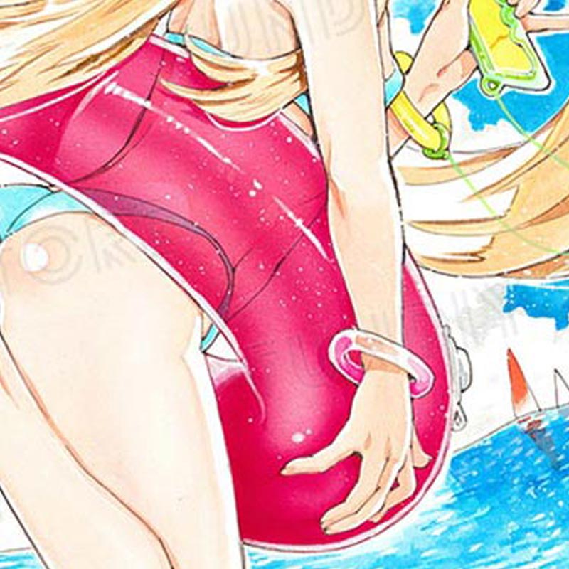 【限定1枚 ★サイレントオークション★】私屋カヲル先生　完成品カラーイラスト色紙9『こどものじかん』九重りん