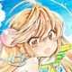 【限定1枚 ★サイレントオークション★】私屋カヲル先生　完成品カラーイラスト色紙9『こどものじかん』九重りん