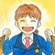 【限定1枚】山桜桃先生　完成品カラーイラスト色紙4『このこどこのこ』