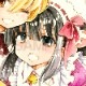 【サイレントオークション★4/8 12:00～！】【限定１枚】私屋カヲル先生　完成品カラーイラスト色紙3／『こどものじかん』九重 りん＆鏡 黒