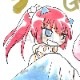 【サイレントオークション★7/16 12:00～7/21 23：59まで！】【限定1枚】かなん先生　ギャラクシーエンジェル　完成品カラーイラスト色紙57『ルーンエンジェル隊』