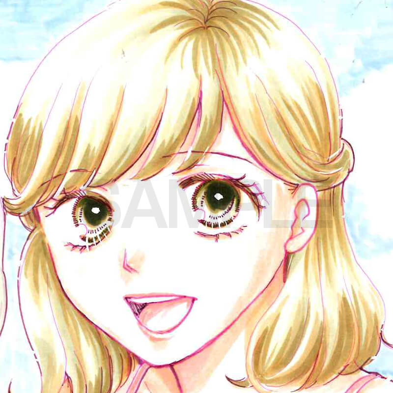 【限定1枚】吉沢蛍先生　完成品カラーイラスト色紙3